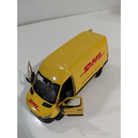 Kinsmart Die Cast 1:48 DHL Carriers Mercedes Benz Sprinter Delivery Van - Picture 9 of 9
